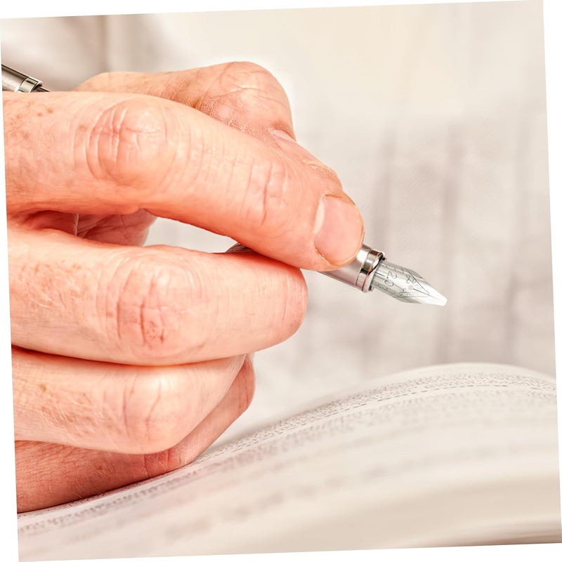 NUOBESTY 30 Pcs Fountain Pen Nibs, Stainless Steel Calligraphy Pen Nibs, Replacement Nibs for Fountain Pens, 6 Sizes (0.5+1+1.5+2+2.5+3), Smooth Ink Flow, Ideal for Students and Artists - Image 2